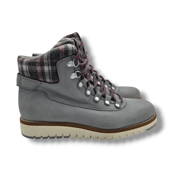 Cole Haan Zerogrand Explorer Gateway Hiker Boot Women 7.5 Waterproof Leather Gra - Picture 1 of 10
